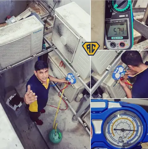 Juruteknik Aircon Hero menjalankan servis aircond di Lembah Klang