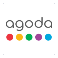 Logo Agoda — pelanggan komersial Aircon Hero servis aircond